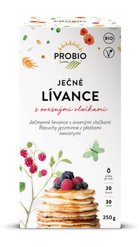 Bio lívance ječné 250g s oves vločkami Probio